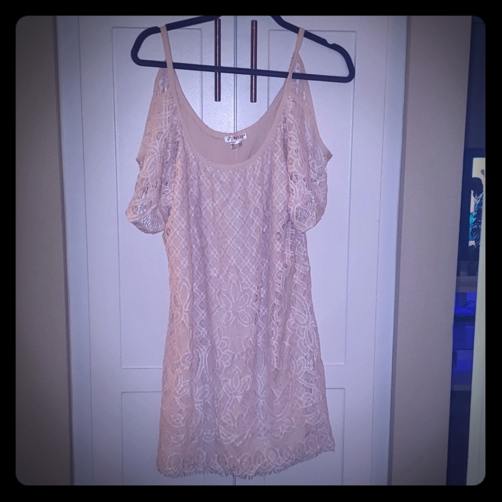 Venus swim cover up/ lace dress